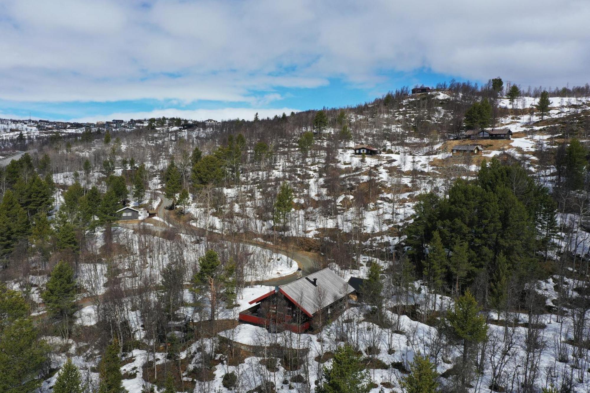 Koselig Hytte Med Usjenert Og Solrik Beliggenhet Geilo Exterior foto